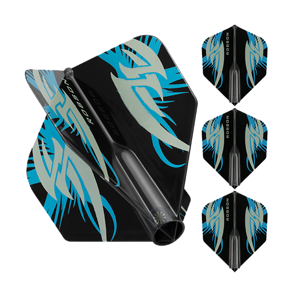 Robson Plus Argo Flight Zwart / Blauw Standaard Dart en Spel.nl