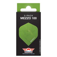 Bull's Mezzo 100 No.2 Green Flights | 5-Pack