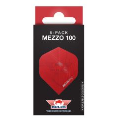 Bull's Mezzo 100 No.2 Red Flights | 5-Pack