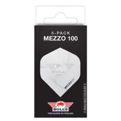 Bull's Mezzo 100 No.2 White Flights | 5-Pack
