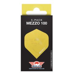Bull's Mezzo 100 No.2 Yellow Flights | 5-Pack