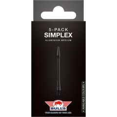 Bull's Simplex Medium Black 5-pack