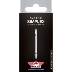 Bull's Simplex Medium Silver 5-pack