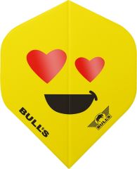 Bull's Smiley 100 Heart-eyes Std. - Dart Flights