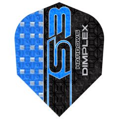 Harrows Dimplex S3 Blue NO6 - Dart Flights