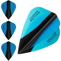 Harrows Retina X-Flight Zwart / Aqua Blauw | Kite