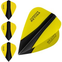 Harrows Retina X-Flight Zwart / Geel | Kite