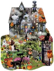 Lori Schory - Spooky House  -  Puzzle 1000 pieces 