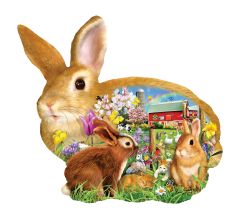 Lori Schory - Springtime Bunnies  -  Puzzle 1000 pieces 