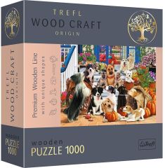 Puzzel hout Honden Vriendschap: 1000 stukjes