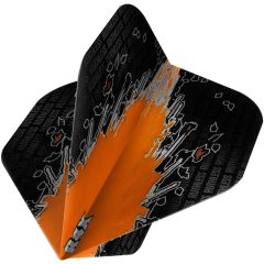 Ruthless R4X High Impact Black Orange - Dart Flights