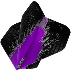 Ruthless R4X High Impact Black Purple - Dart Flights