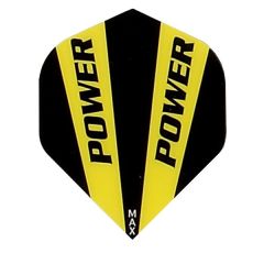 McCoy Flights Power Solid Black Yellow