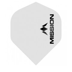 Mission Flight Logo 100 White