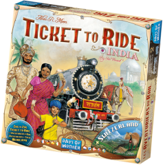 Ticket To Ride - India / Zwitserland Uitbreiding