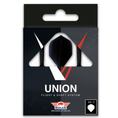 Bull's Union Flight System Black NO2 - Dart Flights