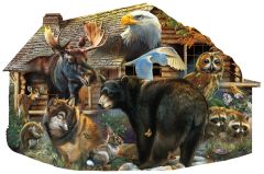 Wildlife Cabin  -  Puzzle 1000 pieces 