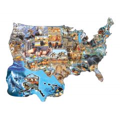 Cynthie Fisher - Wild America  -  Puzzle 600 pieces 