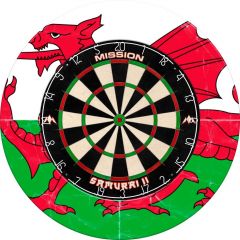  Designa Dartboard Surround - Design Collection - Heavy Duty - Wales