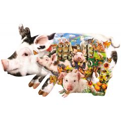 Harvest Pigs  -  Puzzle 1000 pieces 