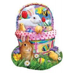 Lori Schory - Bunny's Easter Basket  -  Puzzle 1000 pieces 