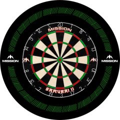Mission Dartboard Surround - Heavy Duty - Design Collection - Green Reach