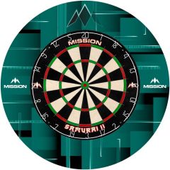 Mission Dartboard Surround - Design Collection - Heavy Duty - Vision Green