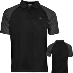 Mission Darts EXOS Cool SL Dart Shirt - Black & Grey