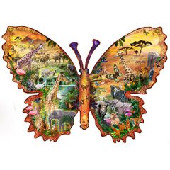 African Butterfly  -  Puzzle 1000 pieces XXL